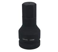 24mm 3/4" impulsión extra profundo impacto hexagonal Allen Key Socket impactado 88mm largo