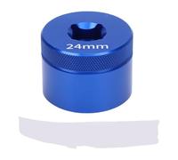 24mm Bike Topcap Socket Tool, Aluminum Alloy Hex Suspension Fork Front Air Chamber Cap Socket Tool for Mountain Bike Fork Servicing Air Pressure Adjustment Seal Replacement