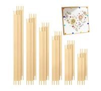 24PCS Canvas Frame Rods Painting Poster Stretching Kit Wooden Craft