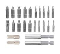 24Pcs Damaged Screw Extractor & Bolt Set Broken Bolt Remover Easily Demolition Tool Damaged Extractor Small