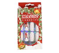 24pcs/Set Christmas Press On Nails Cobertura Completa Acrílico Uñas Kit Decoración Larga