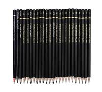 24Pcs Sketching Pencil Set Drawing Sketch Pencil 8B, 7B, 6B, 5B, 4B, 3B, 2B, HB, H, 2H, 3H, 4H, 5H, 6H para principiantes Artistas profesionales