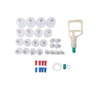 24Pcs Ventosas de VacíO BiomagnéTicas MéDicas Chinas Conjunto de Terapia de Ventosas en el Hogar Cuerpo Relajante MúSculos Apretados Masaje