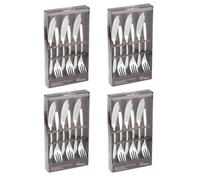 24tlg. Acero Inox. Cubiertos para Pescado 12 Personas Tenedor de Cuchillo
