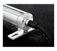 24v/110-220v Industrial LED Tube Light, IP68 A Prueba De Explosiones LED Tube Light con Soporte Ajustable, A Prueba De Agua De La Máquina Herramienta De Luz De Aleación (Color : 24V, Size : 20W)