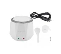 24V 140W Electric Portable Rice Cooker 1.6L Multifunctional Food Steamer for Truck Use, Compact White Travel Kitchen Appliance