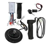 24V 350W Rueda de Metal sin Escobillas Hub Motor Kit 8in Juego de Conversión de Scooter Eléctrico