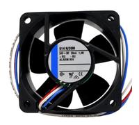 24V 614N/39M 58mA 1.4W 6025 Cooling Fan 3-Wire 60X60X25MM