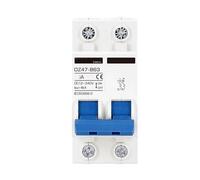 24V DC 12V 48V 36V 72V protector disyuntor en miniatura DZ47 interruptor aislador de protección positiva y negativa(1P-1P,DC 10A)