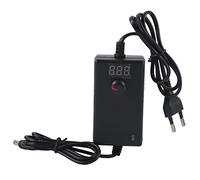 24W Power Supply Adjustable DC9-24V Multiple Security Protections LED Digital Display Voltage Adjustable Dimmable Power Adapter for Access Control, Digital Equipment