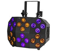 24x 10W Luz De Efecto Wash RGBWAUV De Seis Colores - DOUBLE DECKER