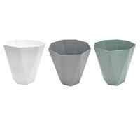 24x Buri Papelera 10L Colores Plástico Oficina Cocinas Envase Cubo de Basura