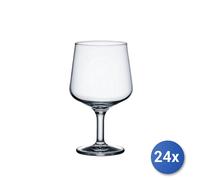 24X Copas De Vidrio Transparente Coliseo Para Agua CL28