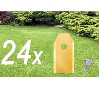 24x Cuchillas para robot cortacésped para Husqvarna Automower | Gardena Sileno