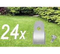 24x Cuchillas para robot cortacésped para Husqvarna Automower | Gardena Sileno