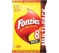 6 fonzies Fonzies El original aperitivo crujiente de maíz con queso Multipack - 9 bolsitas, 212 g + polpa italiana gourmet 400 g