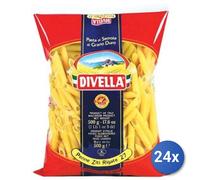 24x Multipack Divella Semola 27 Penne Ziti Rigati Gr 500