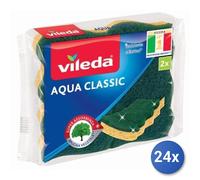 24X Paquete Vileda Glitzi Esponja Aqua X 2 Abrasiva