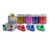24x Set De Juguetes De Slime Brillante Para Niños Regalo Latas De Glitter Mezcla