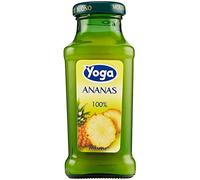 24x Yoga specialità Italian Bar 100% Pineapple Juice Drink Beverage 200ml