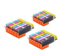 24XL T2431 T2432 T2433 T2434 T2435 T2436 Compatible con consumibles de Impresora Expression Photo XP-55 XP-750 XP-760 XP-850 XP-860 XP-950 para número de Pieza 24XL(3 Set 18 Colors)