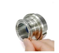 25-102mm Pipe OD OD50.5 64 102mmSUS 304 Three-clip Manhole Inner View Glass Observation Window View Mirror(133mm Ferrule 145) Plumbing Fittings