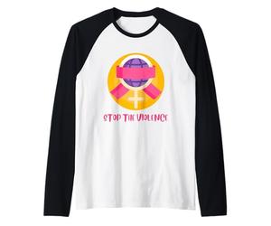 25/11 Día Internacional Eliminación Violencia contra la Mujer Camiseta Manga Raglan