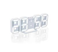25-26 Digital Alarm Clock with Adjustable Brightness, Electronic LED Display, Battery Backup for Bedroom Use