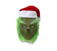 25-26 Xmas Green Monster Costume for Christmas Santa Costume Furry Adult Green Outfit