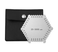 25-3000umPeine hexagonal de película húmeda Medidores de espesor de medición manual Herramienta de medición de precisión Medidores de espesor de pintura Peine de película húmeda