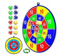 Lbsel 25.5" Tablero de Dardos Grande para niños con,Juego de Mesa,Juegos de niños,Juego de Fiesta Divertido para Deportes de Interior/Exterior para 3-12 años, Regalos para niños y niñas(65cm)