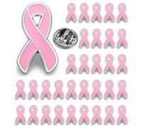 25/50/100/200 piezas de alfileres de solapa de concienciación sobre el cáncer de mama, broche de cinta rosa para médicos, enfermeras, mochila, sombrero y ropa, mujeres y niñas, eventos sociales