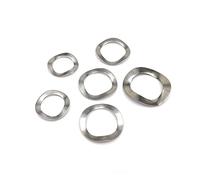 25/50/100 uds. Arandelas elásticas de tres ondas for ejes de cojinetes de acero inoxidable 304, tamaños M3, M4, M5, M6, M8, M10, M12, M14 y M16 a M25 (100 uds.).(M14x21x0.3mm)
