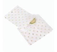 25/50/100pc bolsa de dulces Party Favor Bolsas de papel Chevron Polka Dot Stripe Print Paper craft Bakery Bag-gold stars 13x18cm-50pcs-as pic