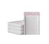 25/50 bolsas de sobres de burbujas rosas, sobres de envío acolchados autosellados con bolsa de correo de burbujas, bolsa de paquetes de regalo de envío-50PC-WHITE-13 * 15cm