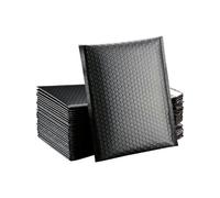 25/50PCS Sobres acolchados para correo bolsas de embalaje para sobres de envío bolsa ziplock 13x18cm Pink-25pcs-black-18 * 23cm