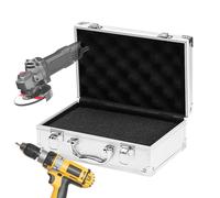 25.5x16.5x9.5cm Maletín De Herramientas Vacío, Maletín -sal Para Instrumentos De Medición, Robusto, Almacenamiento De Herramientas, Relleno De Espuma, Con Cerradura, Protección Contra El Polvo