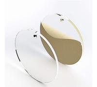 25 ACRYLIC CIRCLE CLEAR BLANK DISCS with HOLE 18 THICK Select Size 4