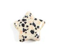 25 adornos con forma de estrella de cristal natural, adornos coloridos de minerales para hacer, moteado