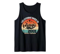 25 años Cumpleaños Las Leyendas Nacen en Mayo de 2001 Camiseta sin Mangas