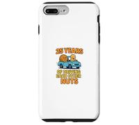 25 años de volverse locos unos a otros: divertido diseño de aniversario Carcasa para iPhone 7 Plus/8 Plus