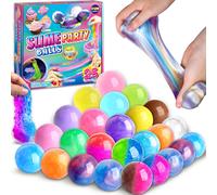 25 bolas de slime variadas, regalos de fiesta para ni os, FunKidz, paquete de slime prefabricado a granel, juguetes de regalo para ni as y ni os