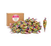 25 Bolsas Chuches Cumpleaños Gominolas Infantiles Chucherías Surtidas Sin Gluten Detalles Fiesta Niños Regalo Piñata Escolar Conos Coloridos Sorpresa Animada Alegría Dulces Originales Eventos