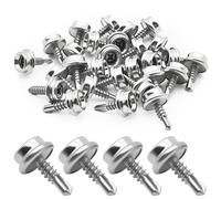 25 broches de lona para barco, tornillos de acero inoxidable de 3/8 pulgadas con tornillo de acero inoxidable de grado marino de 12,5 mm, perno de tornillo a presión, broches de repuesto para cubierta