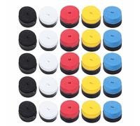 25 Cintas de Agarre para Raqueta de Tenis, sobregrips Antideslizantes para Raqueta de Tenis, bádminton y Squash, Envoltura de Mango de Sudor súper Absorbente con Material de PU, (Multicolor)