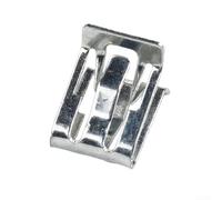 25 clips de retención de metal de 1/2 x 5/8 para instalación y retención de molduras interiores de automóviles