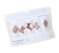 25 Cm Bebé Square Toalla de Saliva Infantil Toalla de Sabelte Toalla de 6 Capas Toallitas Eructantes 1pc/5pcs Suave Baño Infantil