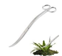 25 Cm Tijeras Curvas Para Acuario Tijeras Para Plantas Acuáticas De Acero Inoxidable TijerasProfesionales Para Plantas Acuáticas Herramientas Para Acuario Aquascaping Para Plantas De Acuario - Plata