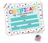 25 coloridos certificados de jardín de infantes para niños, papel de certificado de diploma de jardín de infantes para impresión, certificados de graduación de logros para estudiantes