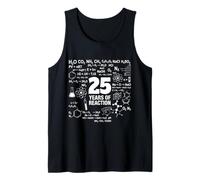 25 Cumpleaños 25 Años Divertido Química Nerd Humor G amiseta sin Mangas